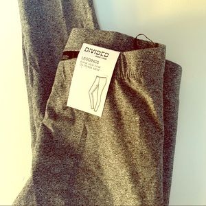 H&M basics - charcoal gray leggings NWT